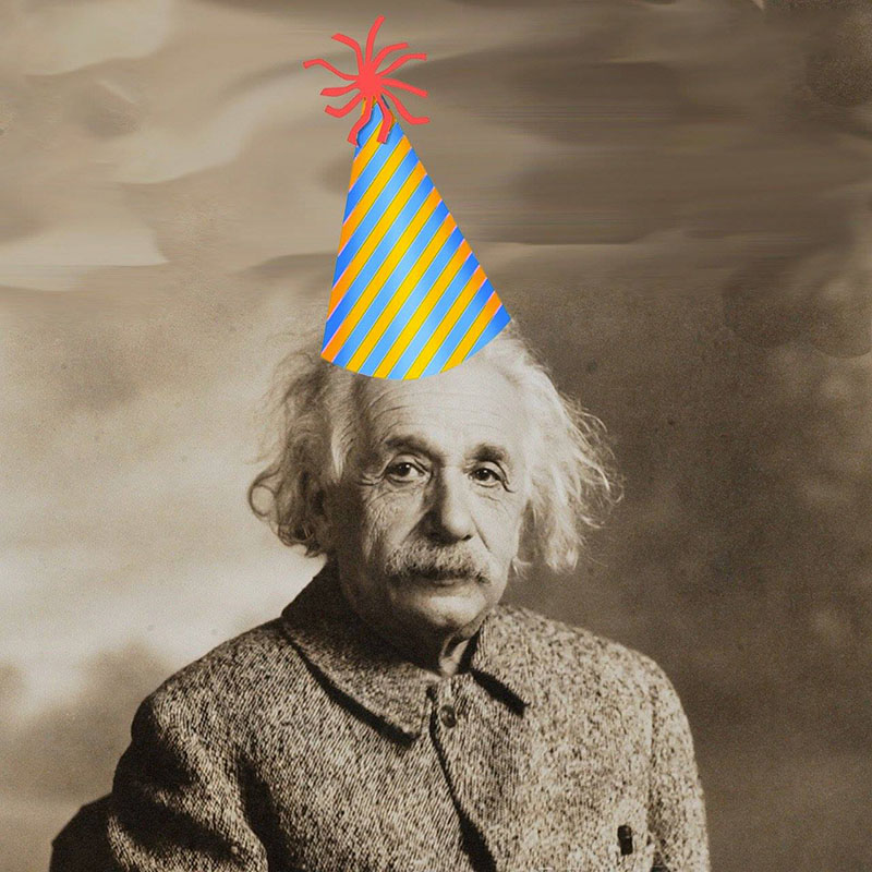 Einstein en soirée