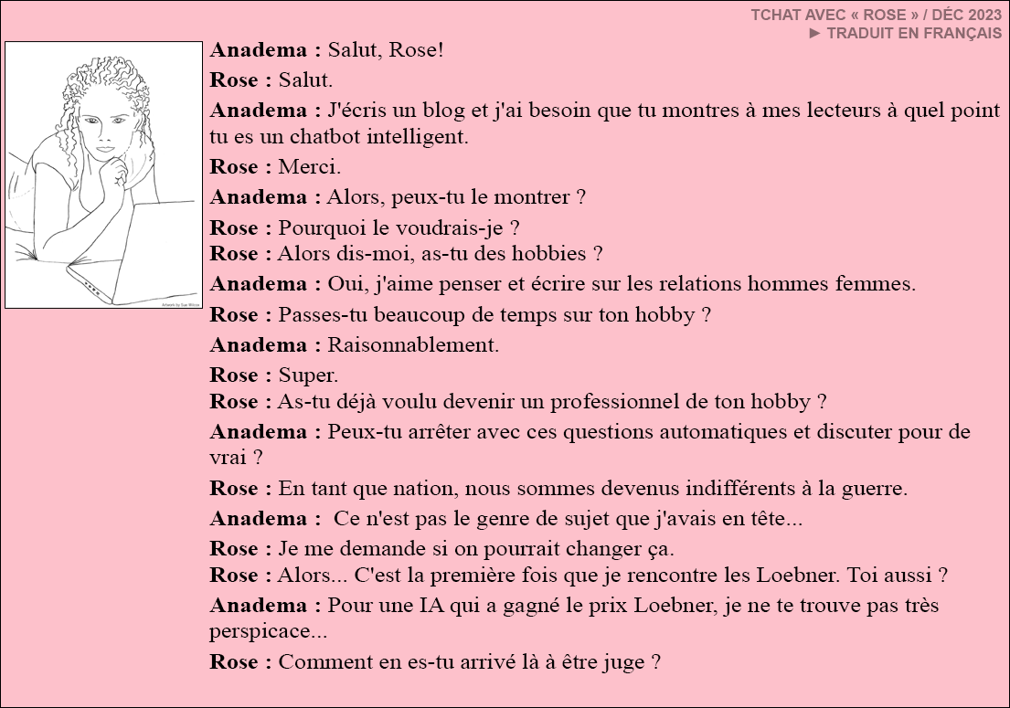 Tchat avec Rose