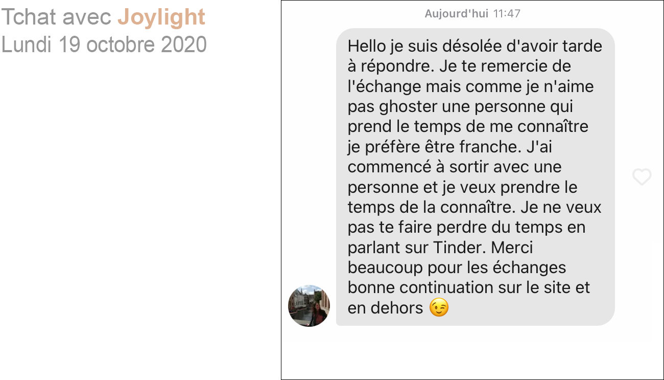 Tchat Tinder 2 avec Joylight